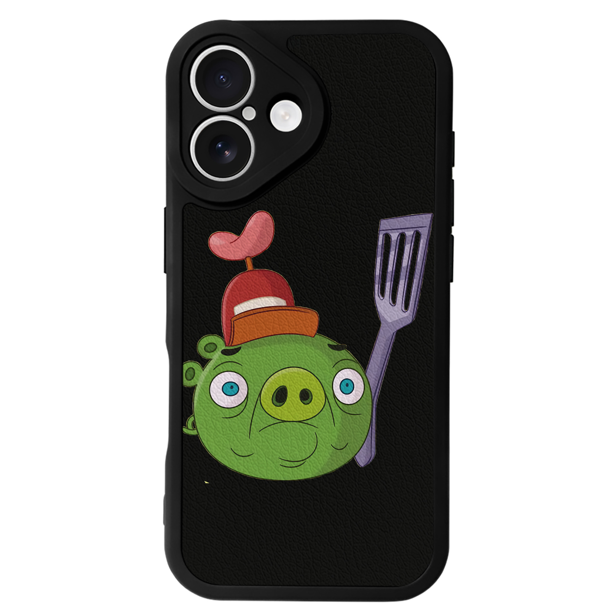 （画像用） Angry Birds アングリーバード 【iPhone 16シリーズ対応】シリコンスマホケース（レザー調） 材質：シリコン